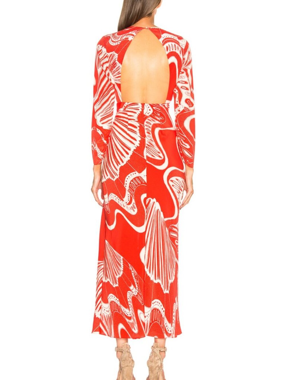 RIXO Silk Midi Dress - Picture 4 of 7